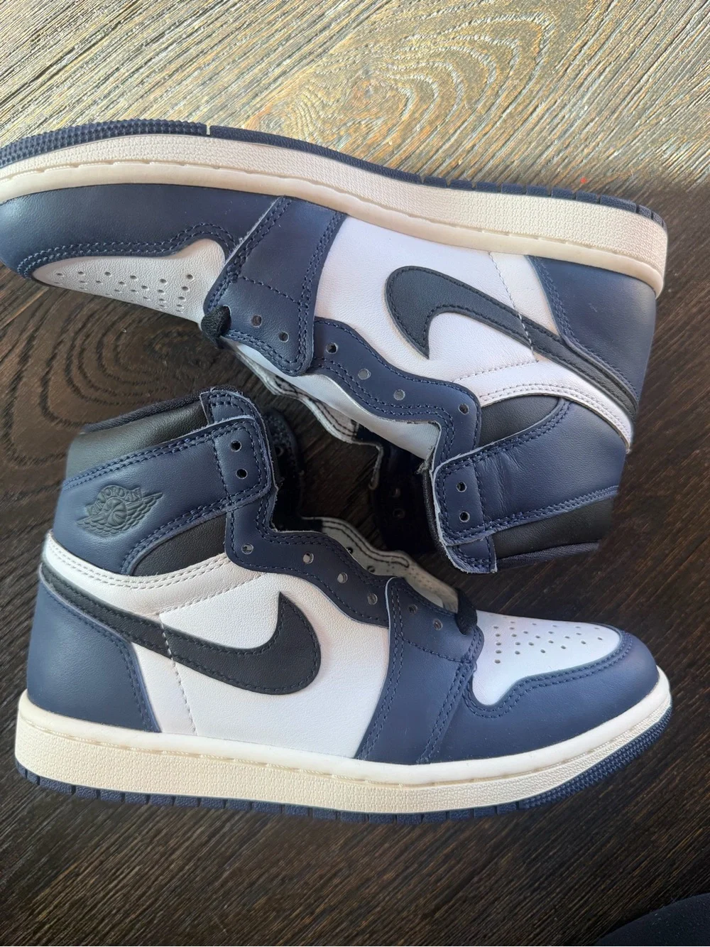 Nike Air Jordan 1 Retro Sneakers Men’s Size 6.5 Midnight Navy/ Black